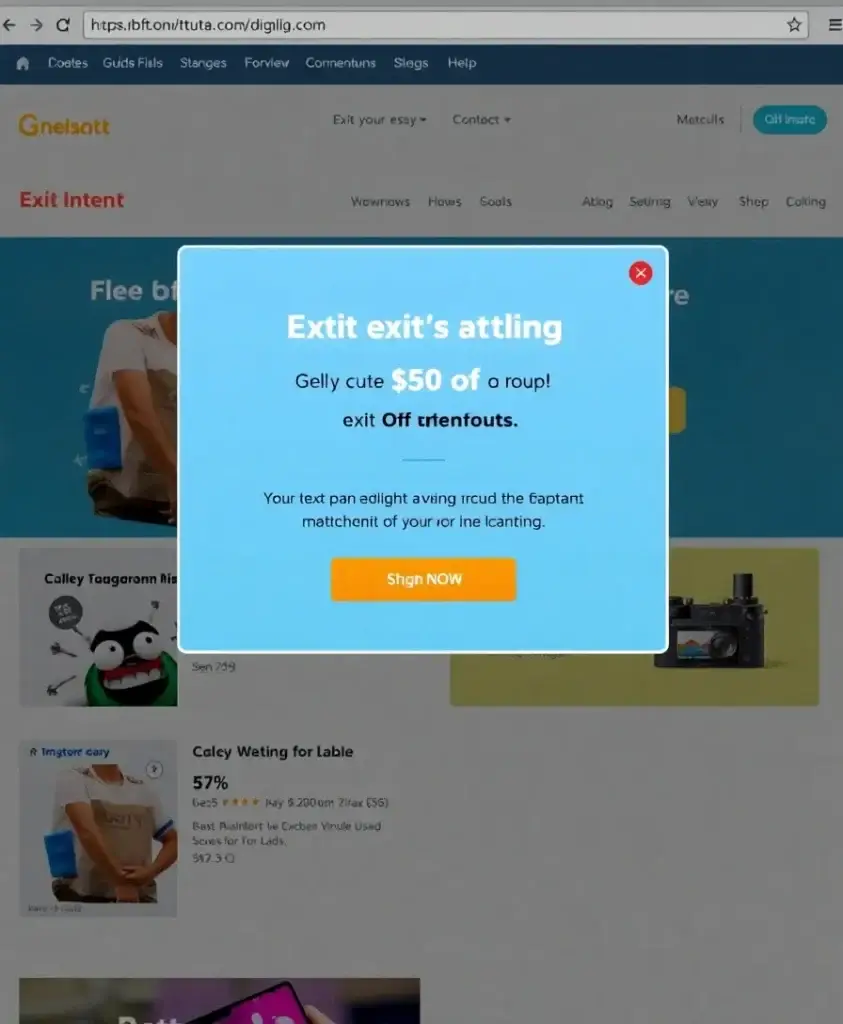 10. Utilize Exit-Intent Popups